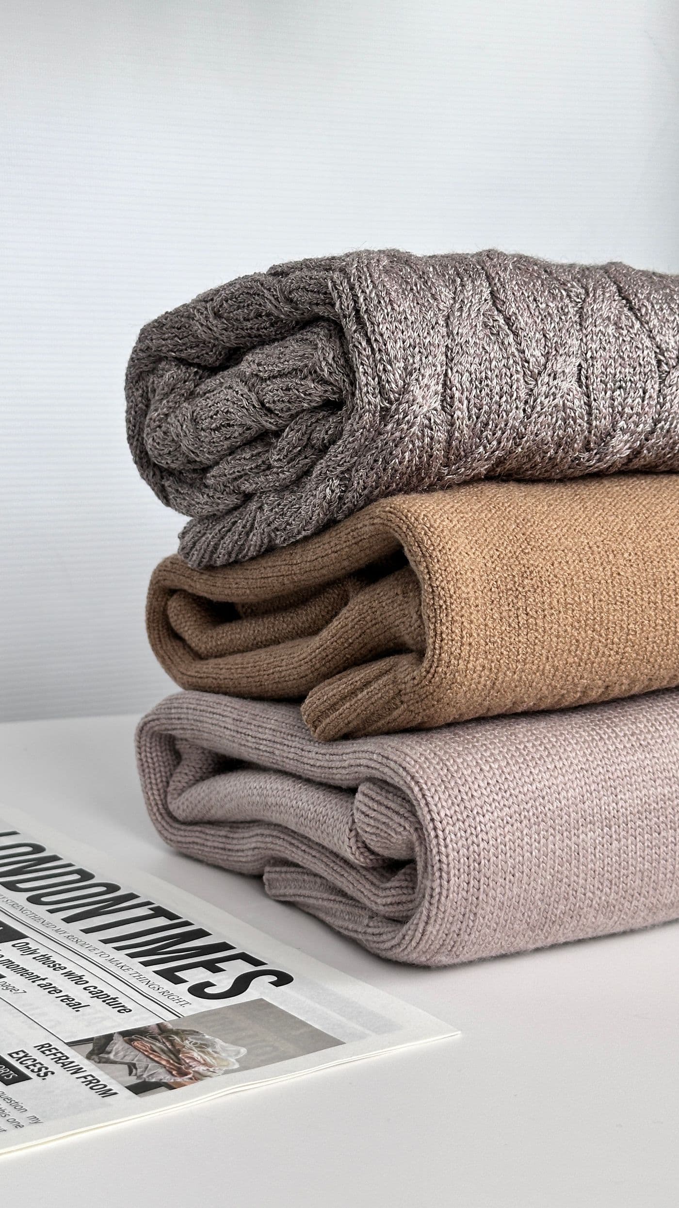 Chunky Knit Cotton Throw