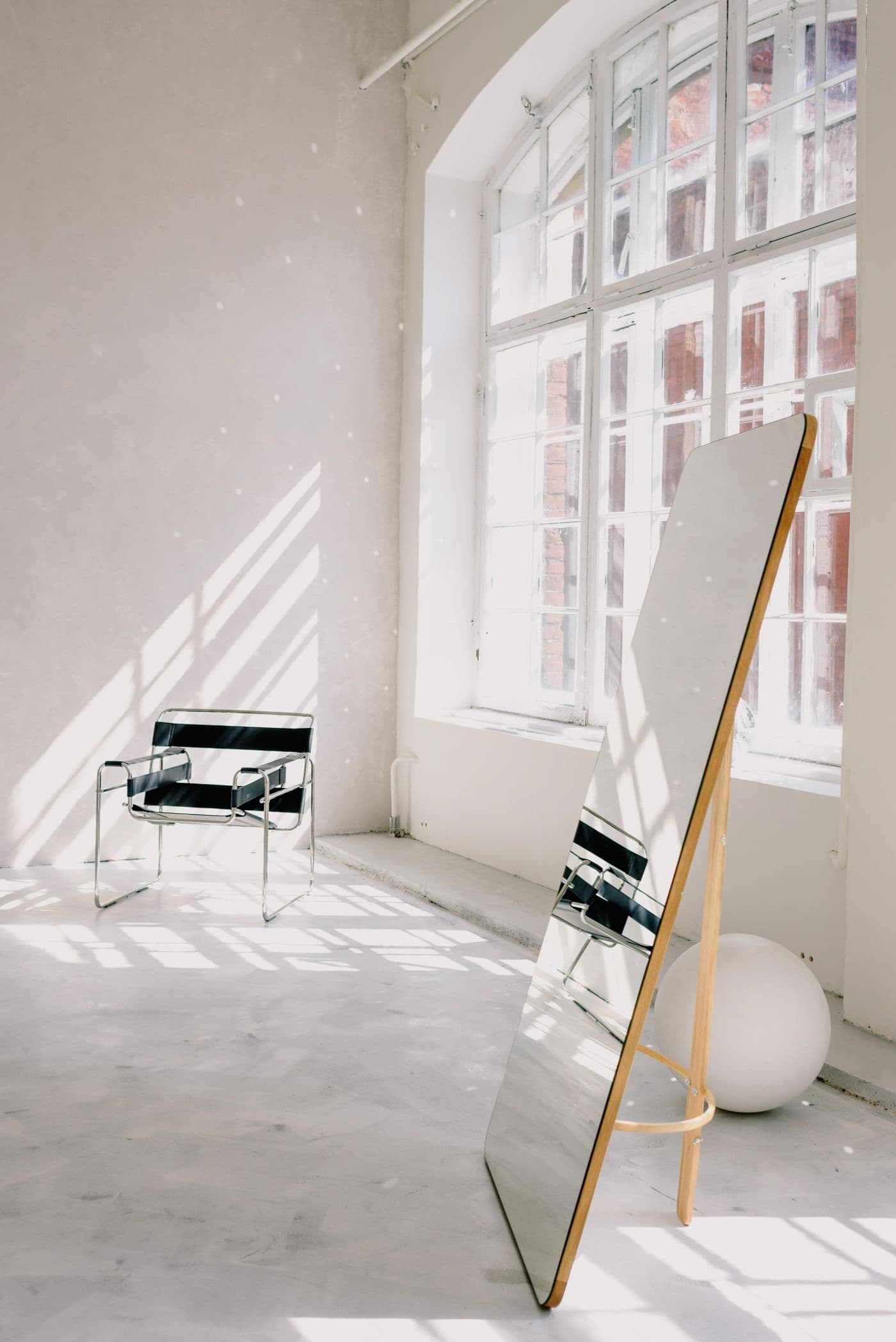 Leaning Full-Length Floor Mirror