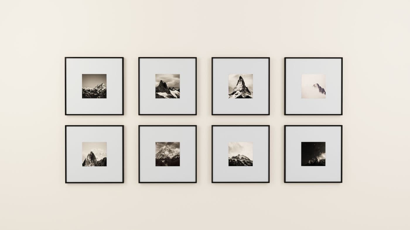 Monochrome Landscape Gallery Set